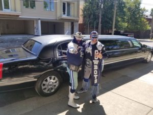 Dallas Cowboys Home Games At AT&T Stadium Limousine Packages. Black Lincoln Town Car Stretch Limousine BYOB Seats 8-10 Passengers.